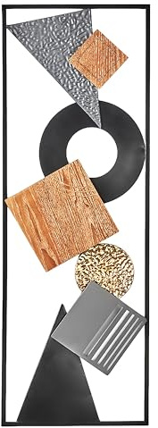 Kobolo Wandbild LINES 31x1x89 cm Schwarz