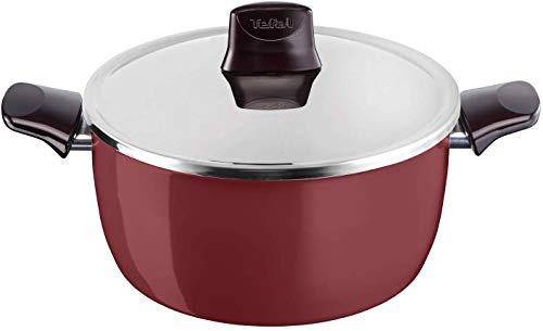 Tefal Pleasur Faitout émaillé anti-adhésif 30 cm + couvercle