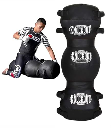 25 LBS Filled Ground & Pound Grappling Dummy for MMA Submission Fitness Punching Kickboxing Tackling BJJ Training Boxing Wrestling Practice for Kids (Ready to Use)