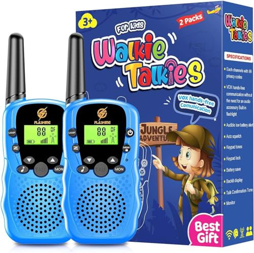 Tesoyzii Spielzeug Junge 3 4 5 6 7 8 Jahre, Walkie Talkie Kinder Geschenk Junge 3-12 Jahre Ostergeschenke Kinder Outdoor Spielzeug Funkgeräte Kinderspielzeug ab 3-12 Jahre Jungen Spiel