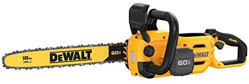 DEWALT (DCCS672B 60V FLEXVOLT 18 Brushless Chainsaw-Bare Tool, Yellow/Black