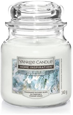 CANDELA GIARA GRANDE 538g YANKEE SNOW DUSTED PINE - PINO CON NEVE
