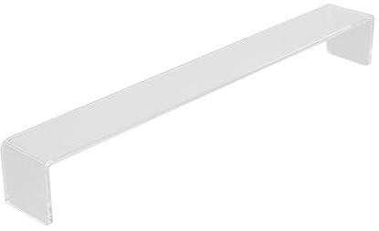 Klarer Acryl-Künstler-Leaning-Bridge, 44cm Länge transparent Schiefe Brücke zum stabilen Handmalen, Zeichnen und Skizzieren, für Rahmen weniger als 40cm