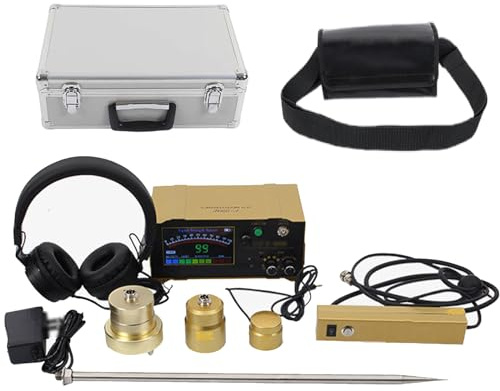 Detector De Fugas De TuberíA De Agua De 9V, Detector De Agua SubterráNeo Con Pantalla Digital Y Mochila Y Maleta De Host, Para Fugas De TuberíAs DoméSticas
