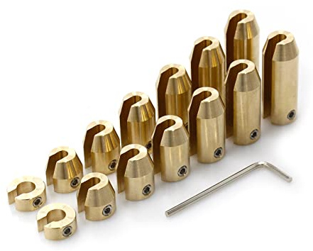 KOSINGNA Motorcycle Reusable Brass Wheel Spoke Balance Weights Refill Kits 14pack