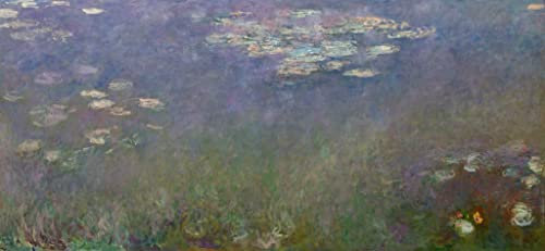 VsoxA Bekannt Leinwand Wandbilder Gemälde Wandkunst Seerosen von claude monet Wand-Kunst Bild für Wanddekoration 60x90cm