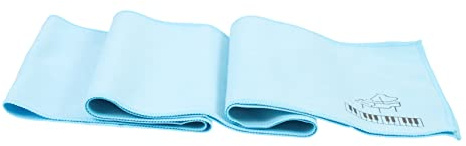 Toddmomy Staubdichte Polyester Klaviertastaturabdeckung für Kinder mit Blauem Tastaturschutz Leichtes Tastaturtuch mit Textur und Komfortablem Gefühl 15X125cm