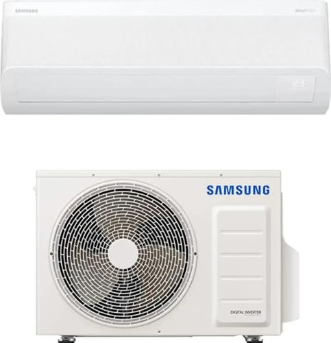 Samsung WindFree Comfort S2, Climatizzatore Monosplit in Pompa di Calore, 12000 BTU, SmartThings e AI, WiFi, GAS R32, AR60F12C1AWNEU+AR60F12C1AWXEU, [Efficienza energetica A++/A++]