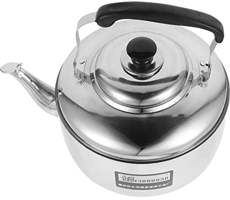 VICASKY Bouilloire sifflante automatique pour plaques de cuisson à gaz et à induction capacité Poignée de combustion confortable Design durable Convient pour la maison