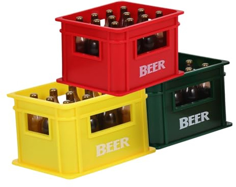 BESTYASH 3 pièces Décapsuleur Cartoon pour Canettes et Bouteilles Ouvre Bouteille Aimanté pour Frigo Pratique pour Cuisine et Camping Lot de Couleurs Vert Rouge Jaune