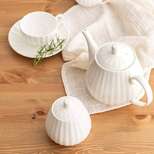 KWMAEEUID Set da tè in Porcellana Set da tè pomeridiano con Set di Tazze da caffè per la casa Bone China Tazza da caffè Piattino Bone China Tazza da tè pomeridiano Set da tè Regali