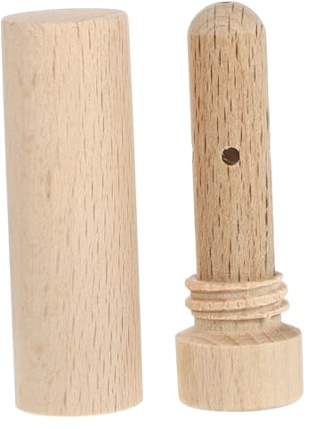 ROMISBABA Holz inhalierstift aus Langlebigem Buchenholz Kompakt und Tragbar für Ätherische Öle Geeignet Aromatherapie Nasenstick zur Entspannung und Stressabbau Wiederverwendbar und
