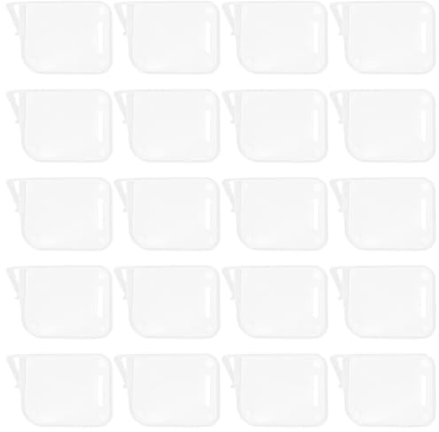 CLISPEED 20pcs Refrigerator Partition Boards for Fridge Door Shelves and Freezer Drawer Dividers, Adjustable Storage Separator Rack for Kitchen Fridge Organization