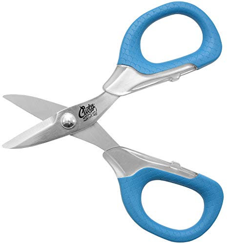 CUDA Schere für Angelschnüre, Klingenlänge: 4 cm, Titanium Bonded-beschichtete Klingen, Länge: 13 cm, Edelstahl, rostfrei, 18362