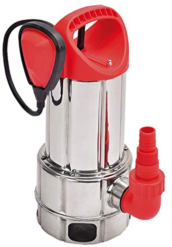 Valex ELETTROPOMPA SOMMERGIBILE ACQUE TORBIDE ESP-INOX551, Rosso e Cromato