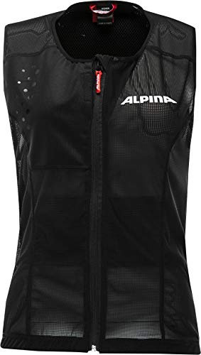 Alpina PROSHIELD Women Vest - Rückenprotektor für Damen - Atmungsaktiv & Individuell Einstellbar, Schwarz, XS
