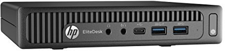 HP EliteDesk 800 G2 Desktop Mini PC Core i7 (6700T) 2.8GHz 8GB 128GB SSD WLAN BT Windows 7 Pro 64-bit (HD Graphics 530) (Renewed)