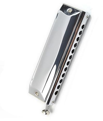 12-Loch C Key Chromatische Mundharmonika Blues Harp Einfach zu spielendes Musikinstrument Mundharmonika-Set