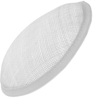 SHINEOFI 2 STK Hut Unterstützung runde Fascinator-Basis Kopfbedeckungszubehör Haar zubehör haaraccessoires Damenhüte Frauen Hüte Zubehör für die Hutherstellung Hutfilz Flachs Weiß