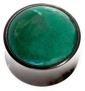 Fly Style Piercing Horn Ohr Tunnel Plug - Horn Ohr Piercings - Jade Stein Tunnel - Heilstein Earplug