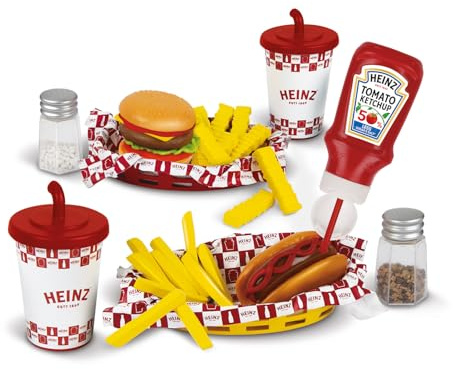 Casdon Heinz American Diner Set | Pretend Restaurant Play Set For Children Aged 2+ | Encourages Creativity and Boosts Imagination