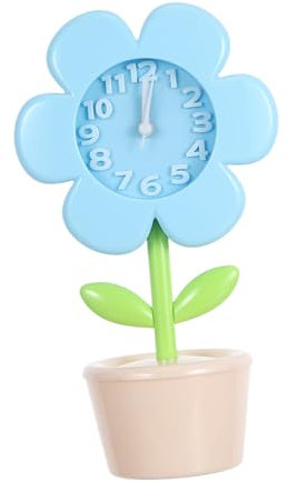 OUNONA Sveglia Silenziosa Forma Di Fiore Orologio Digitale Carino Per Studenti e Ragazzo Ragazza Piccolo Design Decorativo Per Comodino Camera Da Letto e Uso in Viaggio