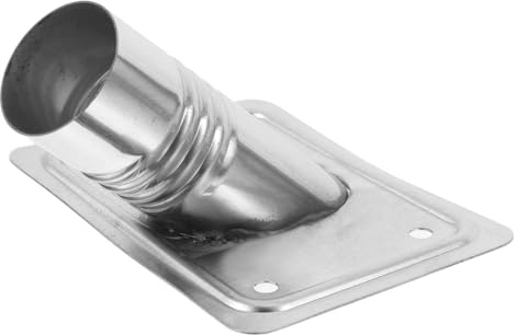 PERSELOSO Metal Broom Handle Connector 1inch Threaded End Adapter Stainless Steel Broom Handle Fitting for Commercial Cleaning Tools