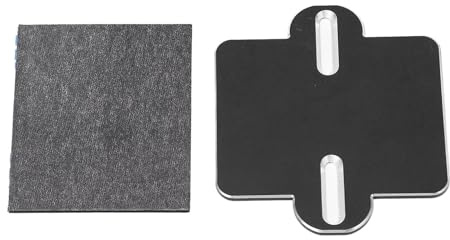 Placa de Montaje con ESC de Automóvil RC, Absorción de Choque, Fácil de Instalar, Accesorios de Placa de Montaje en ESC, Reducción de Ruido de Reemplazo (Black)