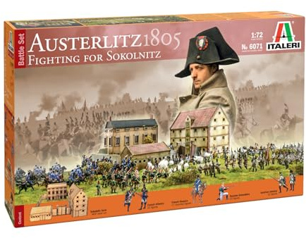Italeri 6071 1:72 Battle-Set Austerlitz 1805 Sokolnitz - Modellbau, Bausatz, Standmodellbau, Basteln, Hobby, Kleben, Plastikbausatz, detailgetreu