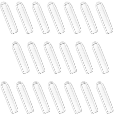 HEALSOPTHY Tapas Protectoras Removibles 20 de PVC para Proteger Ropa Seguridad y Transparentes para Extremos de Ganchos de Perchas Metálicas