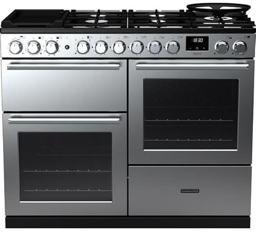 Rangemaster Nexus OC NEXO110DFSTST/CM1 110cm wide Electric Range Cooker with Gas Hob - Stainless Steel - A Rated