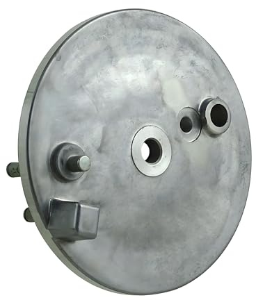 MZA Bremsschild hinten - natur - mit Loch f. Bremskontakt - KR51/2, S50, S51, S70