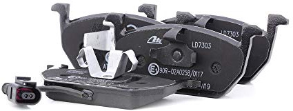 ATE CERAMIC Bremsbelagsatz mit Warnkontakt vorne 13.0470-7303.2 | Kompatibel mit: AUDI A3, A3 Cabriolet, A3 Limousine, A3 Sportback, SEAT LEON, LEON SC, LEON ST, SKODA OCTAVIA III