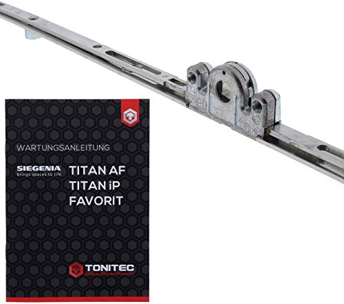 SI Siegenia Fenstergetriebe Getriebe 23 TS Ersatzteil mit Kippriegelbauteil 284681 + ToniTec Wartungsanleitung für TITAN AF, TITAL IP, Favorit