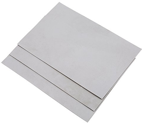 Keenso Inflatable Boat Repair Patches, 3pcs PVC Waterproof Repair Patches Kit Set for Inflatable Raft Boat Canoe Kayak (Gray+White) boating