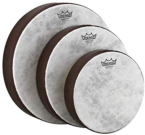 Remo Fiberskyn Frame Drums, 3-Piece Pack, 8, 10, 12