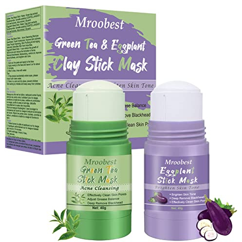 Grüner tee maske, Green mask stick, Grüner Tee Purifying Clay Stick Mask, Befeuchtet und kontrolliert das Öl, Regulieren Sie den Wasser