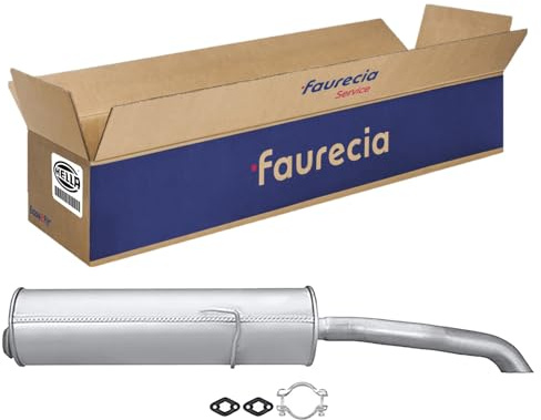 HELLA Silencieux arrière 8LD366031-771 Compatible avec: PEUGEOT 309 I, 309 | Compatible avec: PEUGEOT 309 I, 309 II