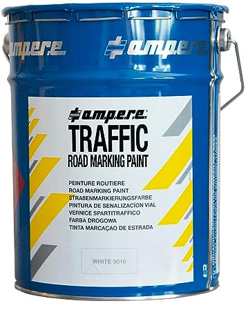 DENIOS Straßenmarkierungsfarbe, 1 Eimer,Traffic Paint, grün, 5 kg | 5 kg Eimer, grün