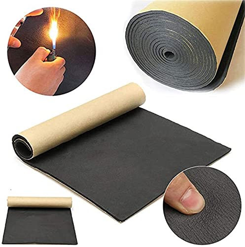 Matériau insonorisant en mousse 1 rouleau 200 cm x 50 cm 3 mm-30 mm pour voiture, maison, camion, isolation phonique anti-bruit, coton à cellules fermées à la chaleur, barrière thermique (couleur : 3
