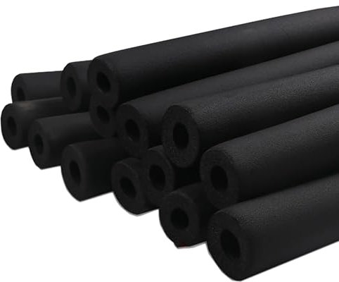 Selbstdichtende Rohrisolierung Schwarz,Rohrisolierung Schaumstoff,Isolierung Heizungsrohre,Schaumstoffschlauch Für Griffgriffstütze Rohrisolierung,9/15/20 Mm Isolierstärke,6-110mm Innendurchmesser ( C
