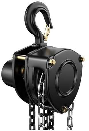 Power Hand Winch Puller Kettenzug Serie Doppellagerblock 2T 3M für Motorhebezeuge, Wellen und Zahnräder
