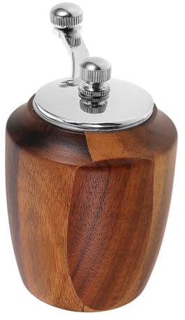 Abaodam Moulin à Poivre Et Sel Manuel Avec Manivelle Outil De Broyage Pour Épices Et Grains Compact Pour Cuisine Et Barbecue