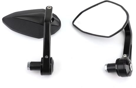 Rückspiegel für Motorräder Schwarz Sportbike 7 8 Lenkerendenspiegel Motorradzubehör Für MT07 Für MT09 Für R6 Spiegel