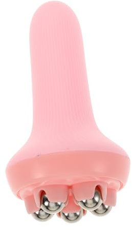MUCKLILY Rullo per Massaggio Muscolare Gambe e Schiena in Abs e Acciaio, Massaggiatore Portatile per Ridurre Affaticamento e Dolori, per Casa e Ufficio