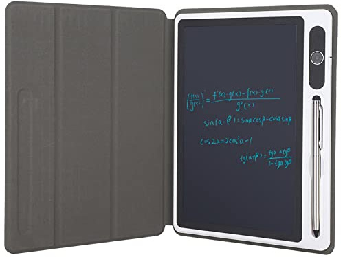 LCD Writing Board Electronic Writing Tablet Hand Drawing Digital Tablet with Flexible LCD Panel Smart Screen Lock Function for Children Students Business People Black 9.3 Inch
