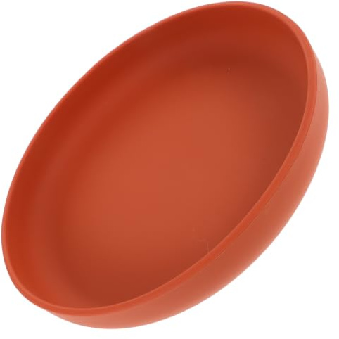Kisangel Assiette Anti-déversement en Silicone Ventouse Non Glissante pour Repas des Personnes Âgées et Handicapées, Bol Polyvalent et Résistant Adapté au Repas Quotidien