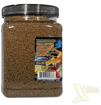 Xtreme Community Peewee 1.5mm Pellets - Slow-Sinking Fish Food (20oz)