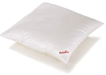 PARADIES Kissen 80x80 cm Softy medium Bio, schadstoffgeprüft, medizinisch getestet, Kopfkissen mit Reißverschluss