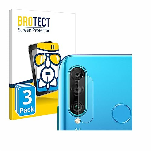 BROTECT Schutzglas für Huawei P30 lite | (NUR Kameraschutz) 3 Stück Transparenter Displayschutz Made in Germany Schutzfolie Panzer Folie Glas 9H Clear